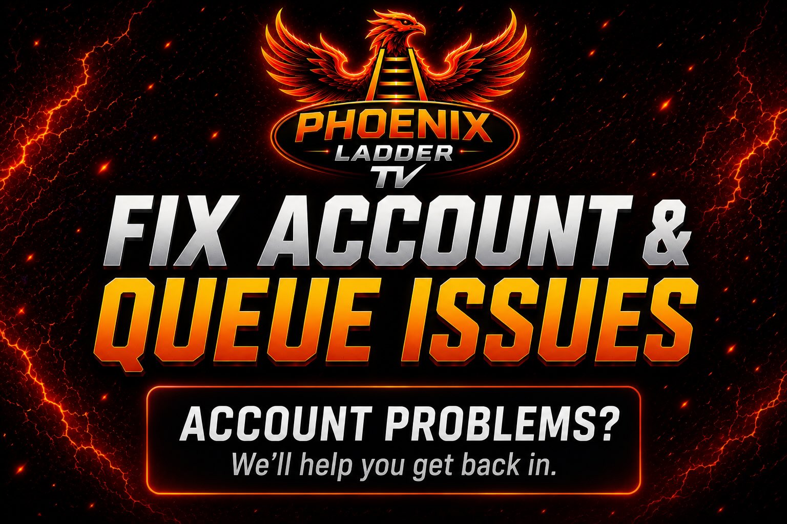 Fix Account and Queue Issues
