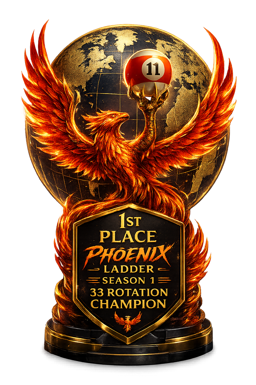 Season 1 33 Rotation Champion Trophy